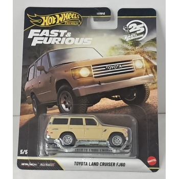 Hot Wheels 1:64 Fast Furious Premium  - Toyota Land Cruiser FJ60 beige